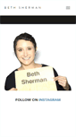 Mobile Screenshot of bethsherman.com